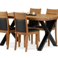 Stół dębowy FALKO 180x100 – lity dąb, producent Hugon