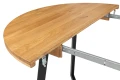 Stół dębowy rozkładany ARON fi 130(+40)cm — nowoczesny design