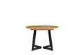 Stół dębowy rozkładany ARON fi 110(+40)cm — nowoczesny design
