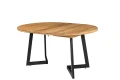 Stół dębowy rozkładany ARON fi 110(+40)cm — nowoczesny design