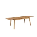 Stół dębowy rozkładany CLIFTON 140+2x40x90 cm | Hugon