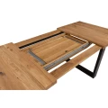 Stół dębowy rozkładany FALKO R 140-220x90 cm | Hugon