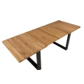 Stół dębowy rozkładany FALKO R 160-240x90 cm | Hugon