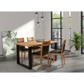 Stół dębowy rozkładany FALKO R 160-240x90 cm | Hugon